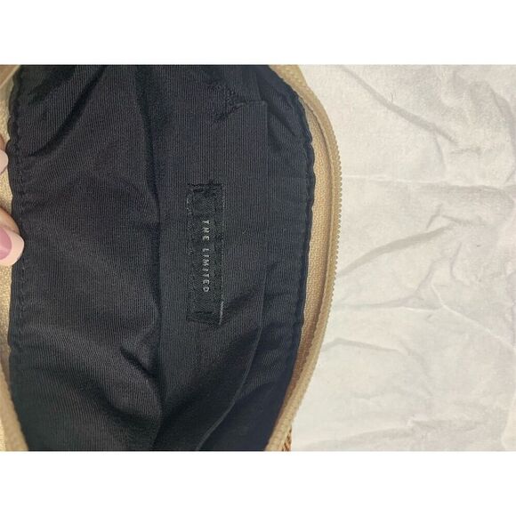 The Limited Women's Metallic Gold Faux Leather Shoulder Purse Baguette - Picture 2 of 5